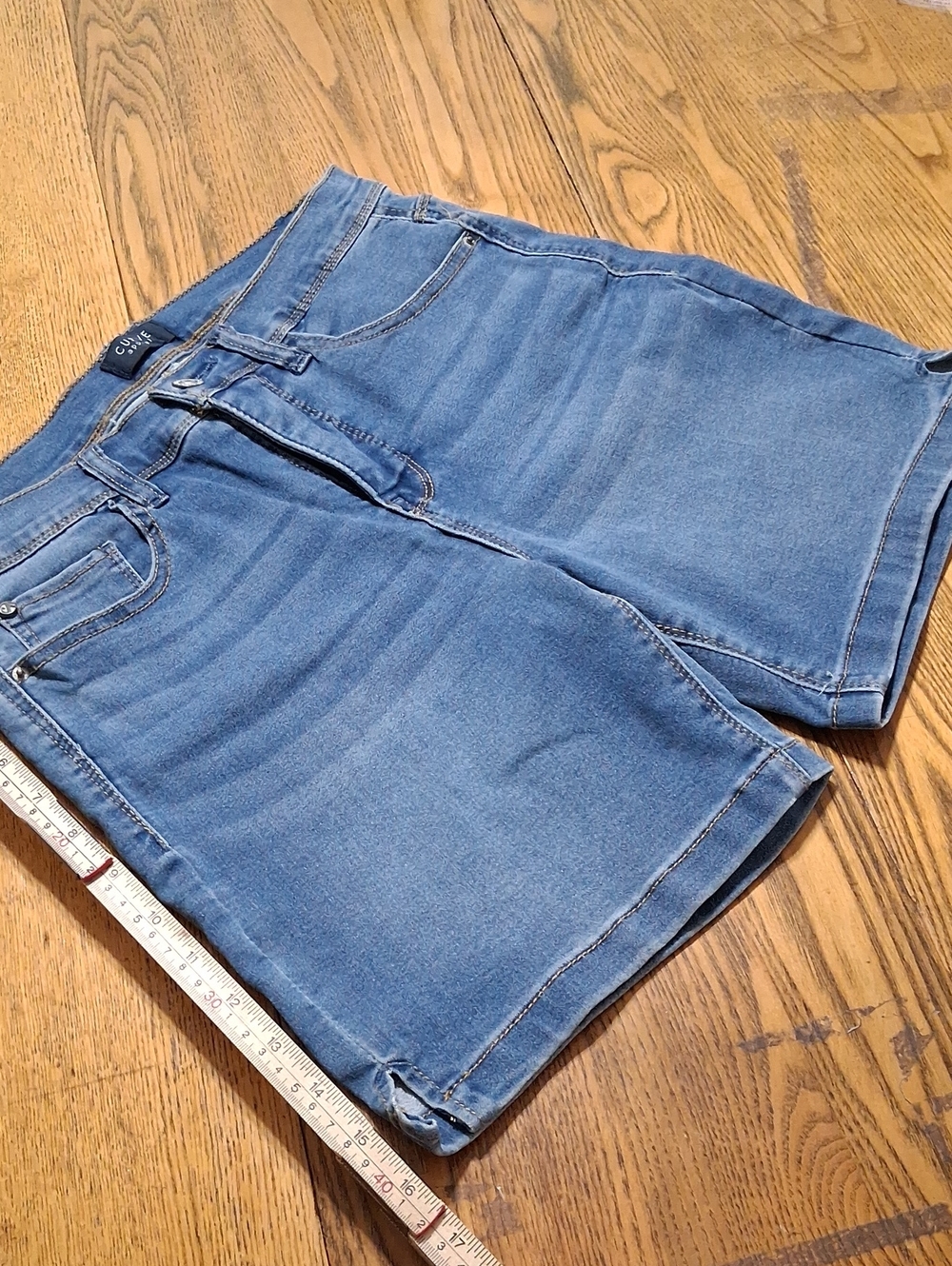 CURVE APPEAL Jeans Womens Shorts Waist 28 Used Preowned Denim